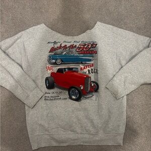 Classic Car Graphic Kids Sweatshirt